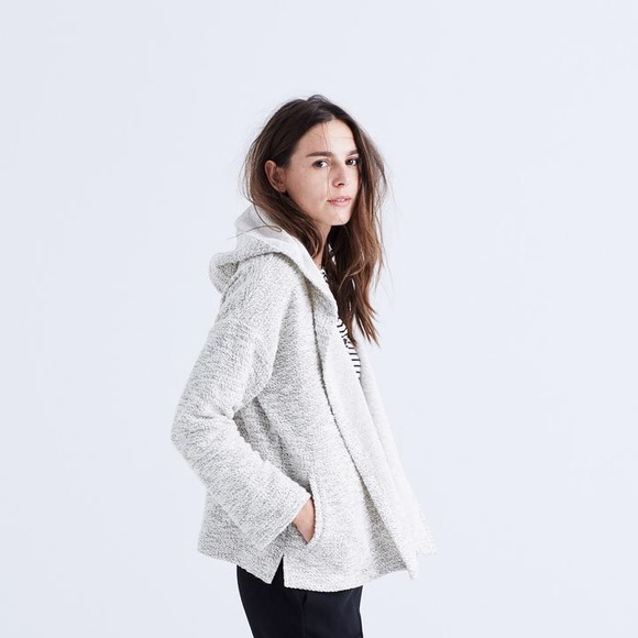 Madewell Sweaters - Madewell Textural Hooded Sweater Jacket XS